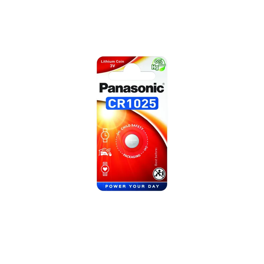 [5000] Panasonic CR1025, Lithium, 3V