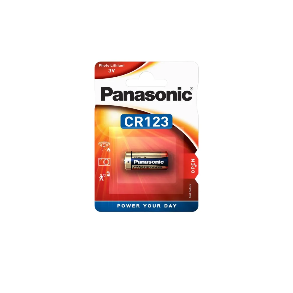 [5003] Panasonic CR123A, Lithium, 3V, CR-123AL/1BP
