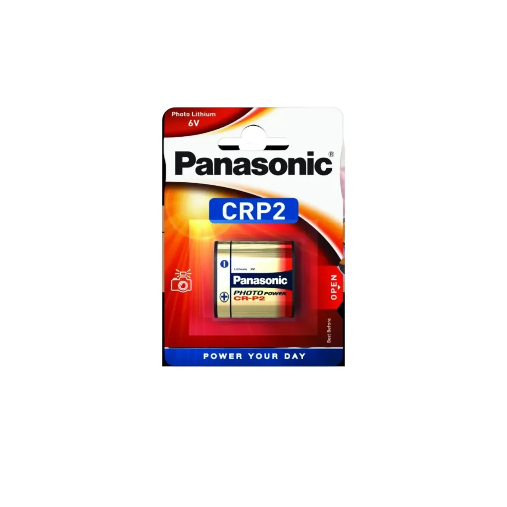 [5004] Panasonic CR-P2, CRP2, 6V, Lithium, CR-P2L/1BP