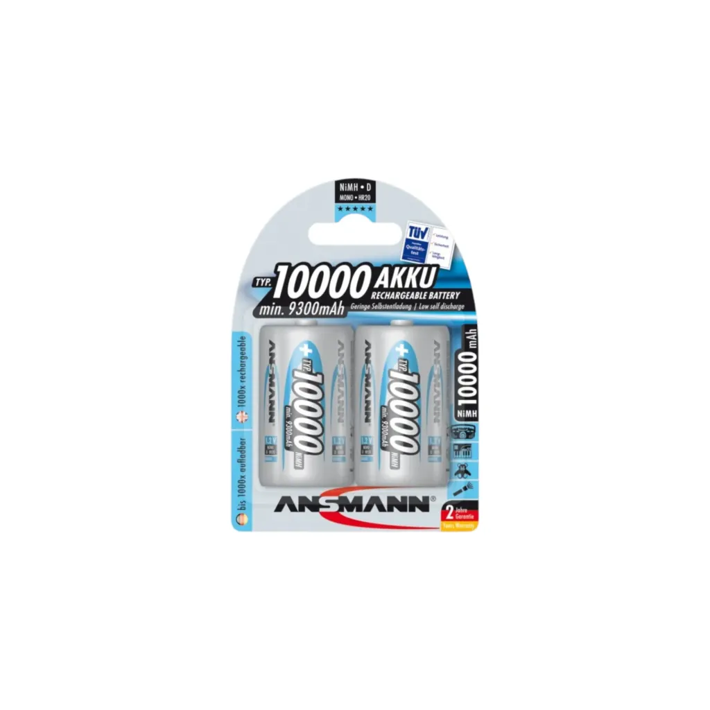 [5019] Ansmann Mono D, Ni-MH Akku, 10000mAh, 5030642