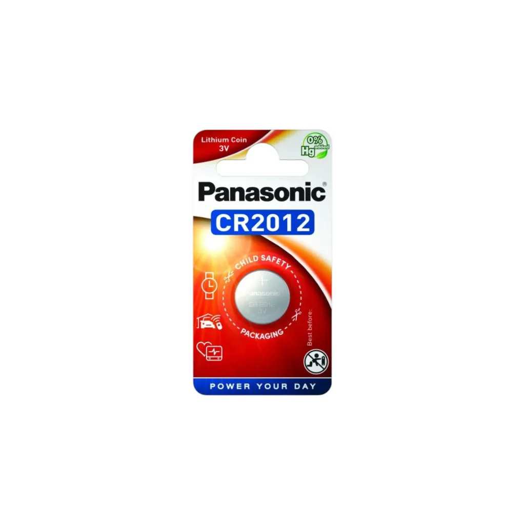 [5021] Panasonic CR2012, Lithium, 3V
