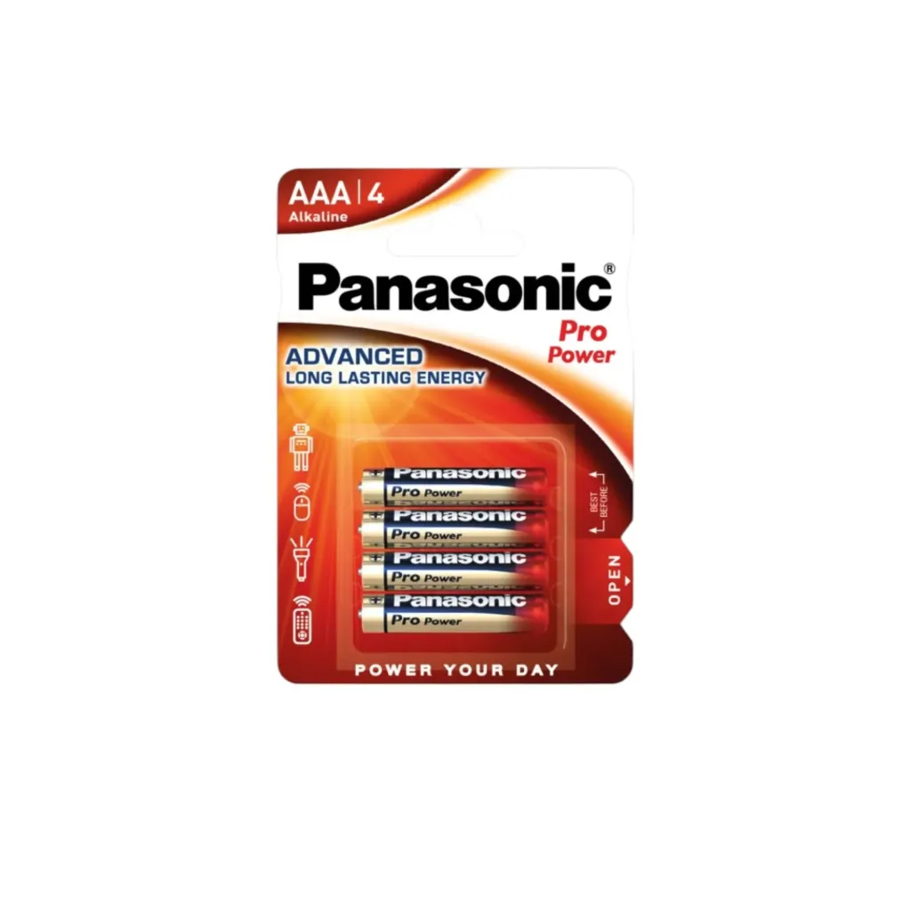 [5027] Panasonic Micro AAA, LR03PPG/4BP Pro Power