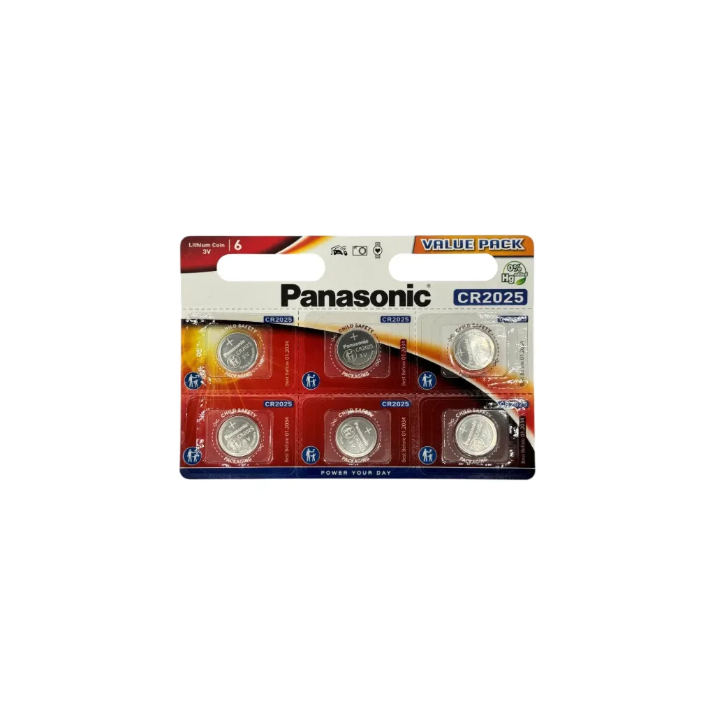 [5029] Panasonic CR2025, Lithium, 3V