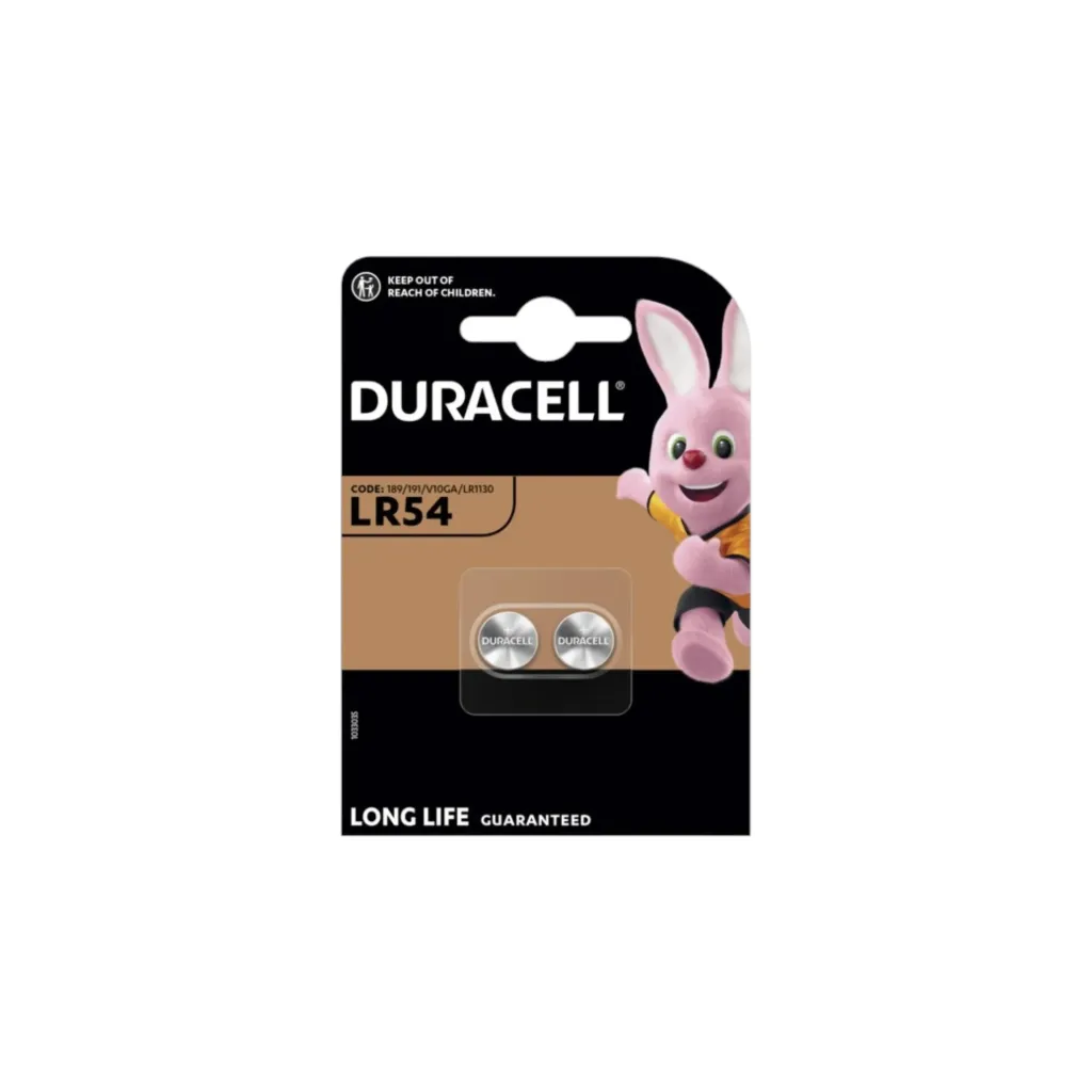 [5037] Duracell LR54, Alkaline, 1,5V, LR54