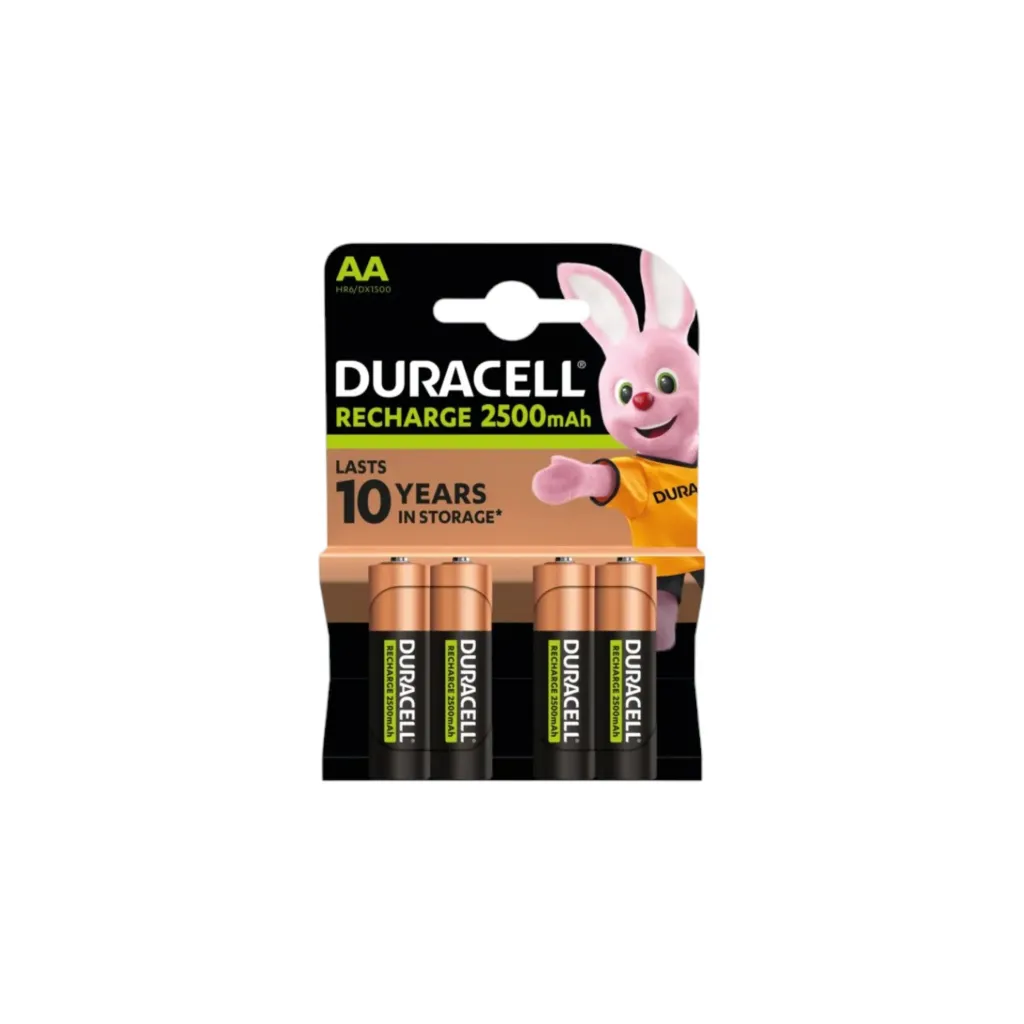 [5039] Duracell Mignon AA, 2500mAh, HR6, DURALOCK 4er Blister