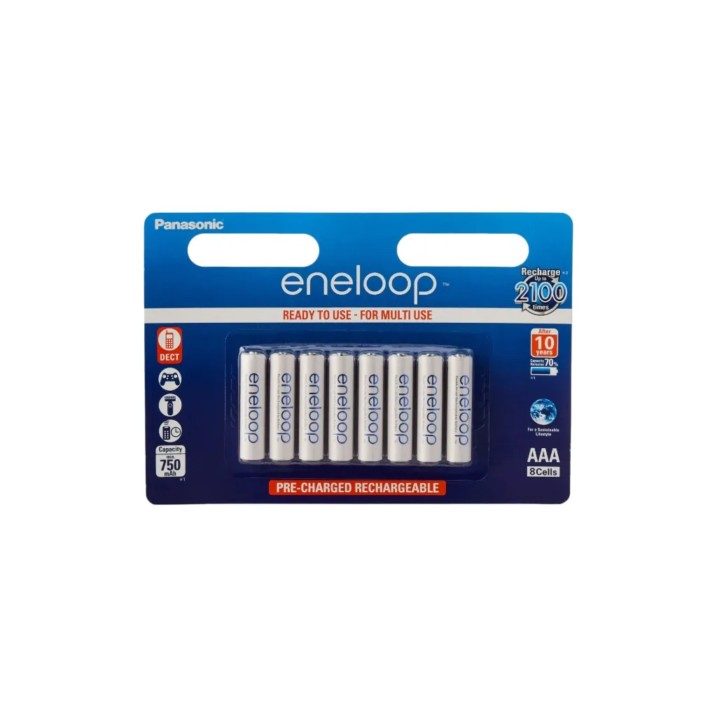 [5040] Eneloop/ Panasonic Micro AAA, Ni-MH Akku, 750mAh, eneloop