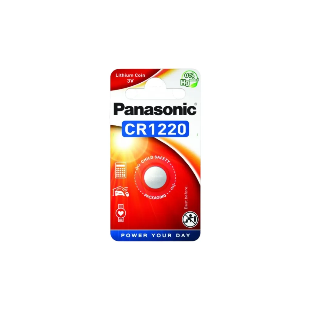 [5047] Panasonic CR1220, Lithium, 3V