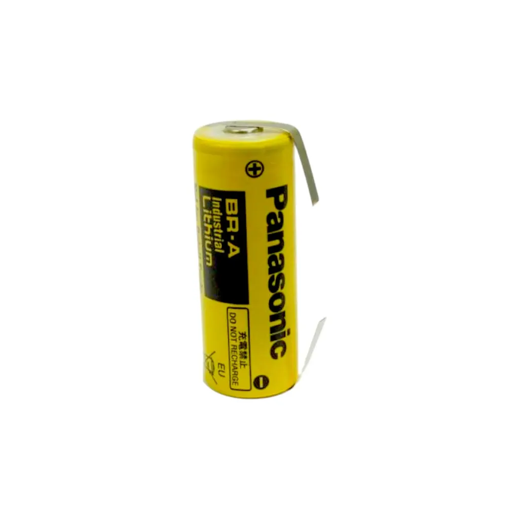 [5059] Panasonic A, BR-A, BRA, BR-A/BN ULF, 3V, Lithium Batterie, U-Lötfahen