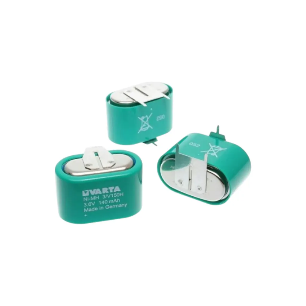 [5082] Varta 3/V150H, 3V150H, Ni-MH Akku, 3,6V, 140mAh, 3er Print ++/-