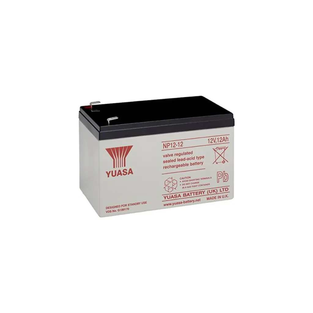 [5085] Yuasa AGM Bleiakku, 12V, 12Ah, 6,3mm, VdS, NP12-12