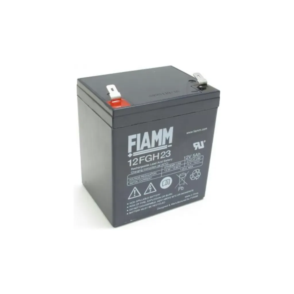 [5087] Fiamm AGM Bleiakku, 12V, 5Ah, 6,3mm, hochstromfähig, FGH20502, 12FGH23