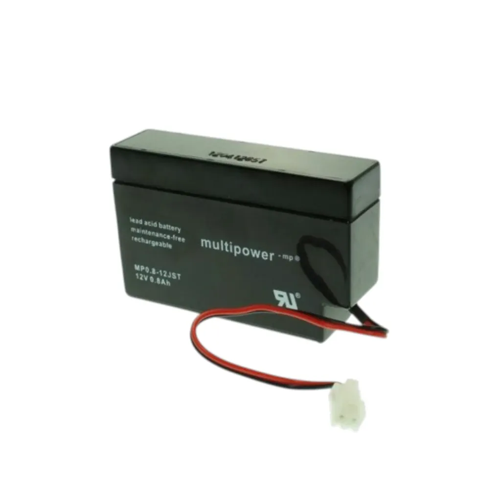 Multipower AGM Bleiakku, 12V, 0,8Ah, JST-Stecker, MP08-12JST
