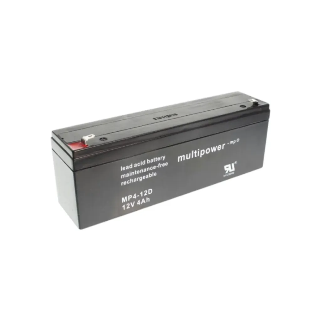 Multipower AGM Bleiakku, 12V, 4Ah, 4,8mm, MP4-12D