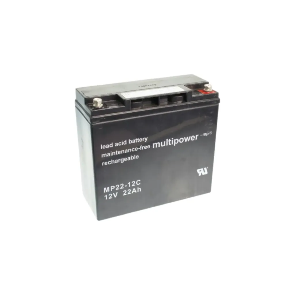 Multipower AGM Bleiakku, 12V, 22Ah, M5, MP22-12C, zyklenfest