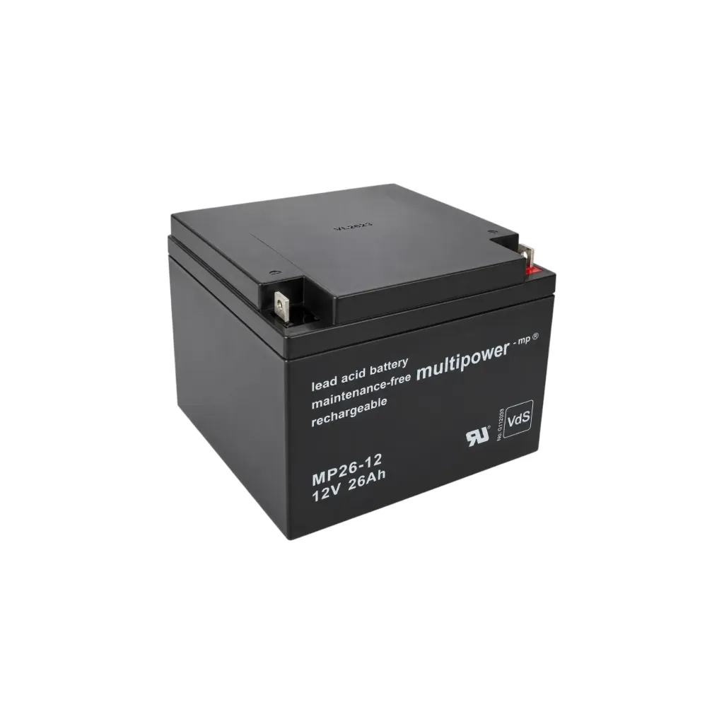 Multipower AGM Bleiakku, 12V, 26Ah, M5, VdS, MP26-12