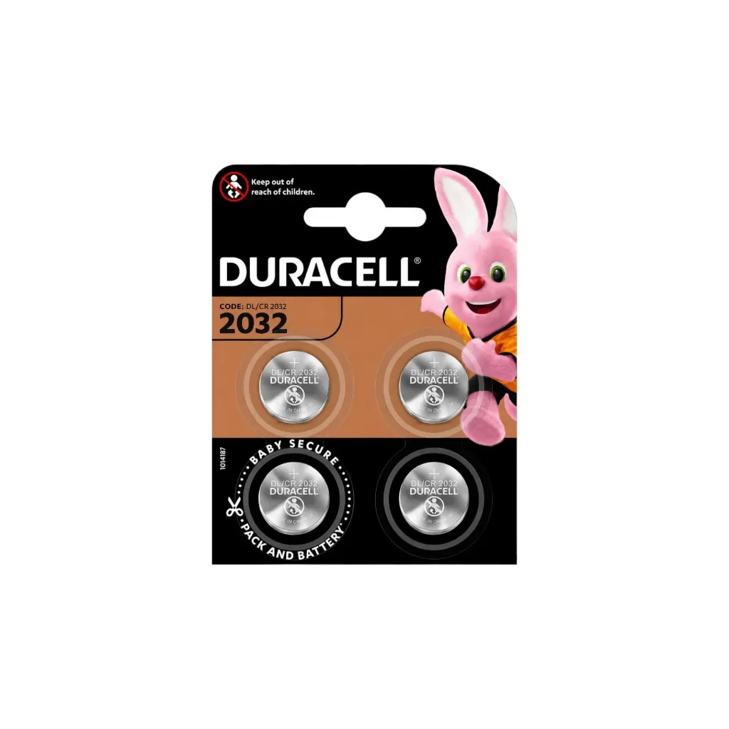 Duracell CR2032, Lithium, 3V