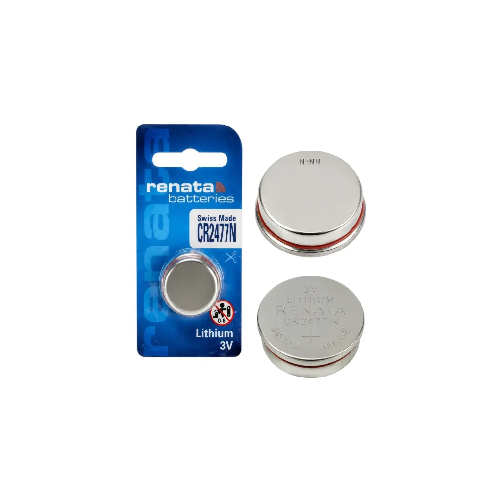 Renata CR2477N, CR2477 N, Lithium, 3V