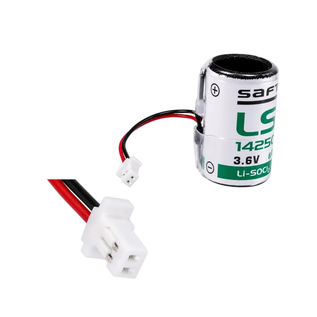 Saft 1/2AA LS14250 mit Kabel + JST-Stecker