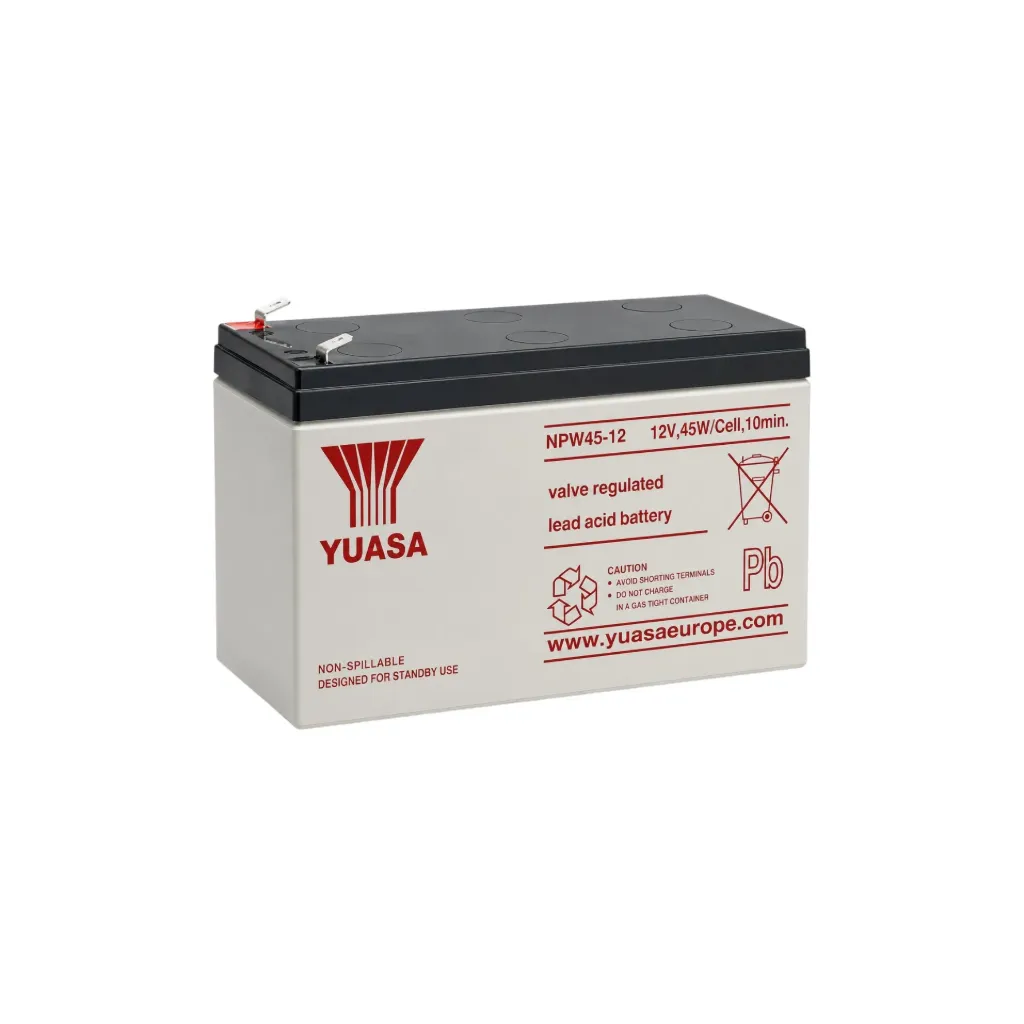 Yuasa YBL12/45NPW, NPW45-12 Yuasa, AGM, 12V, 8,5Ah, 6,3mm