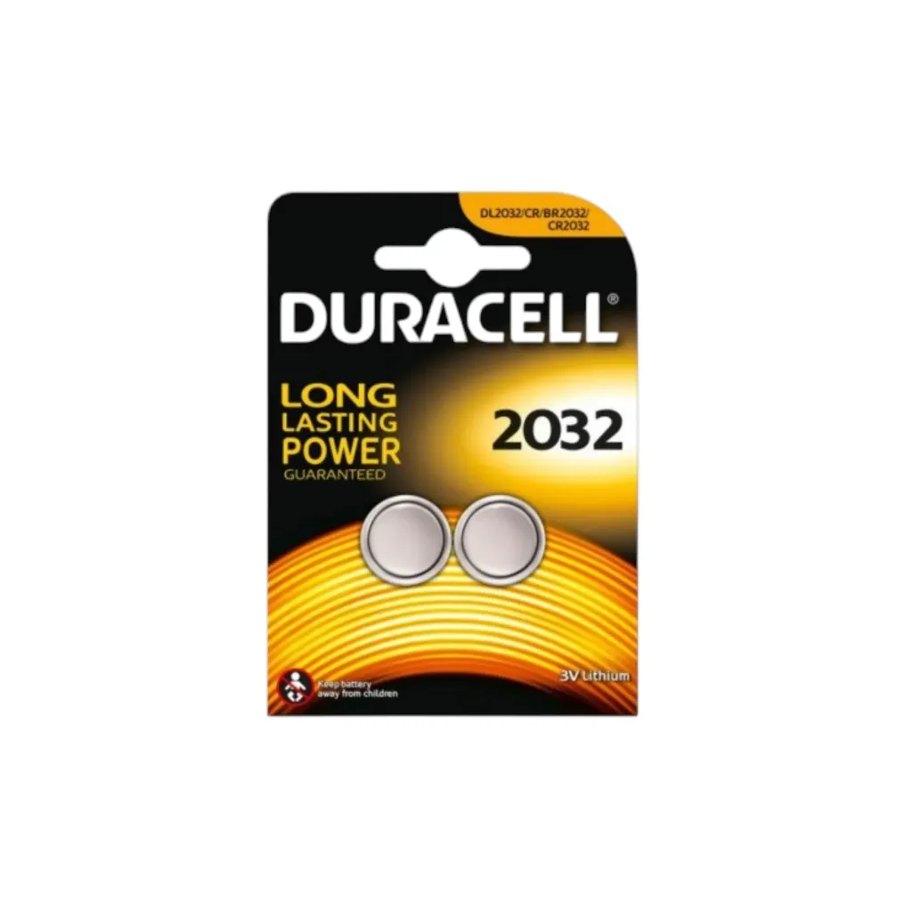Duracell CR2032, Lithium, 3V 2er Blister