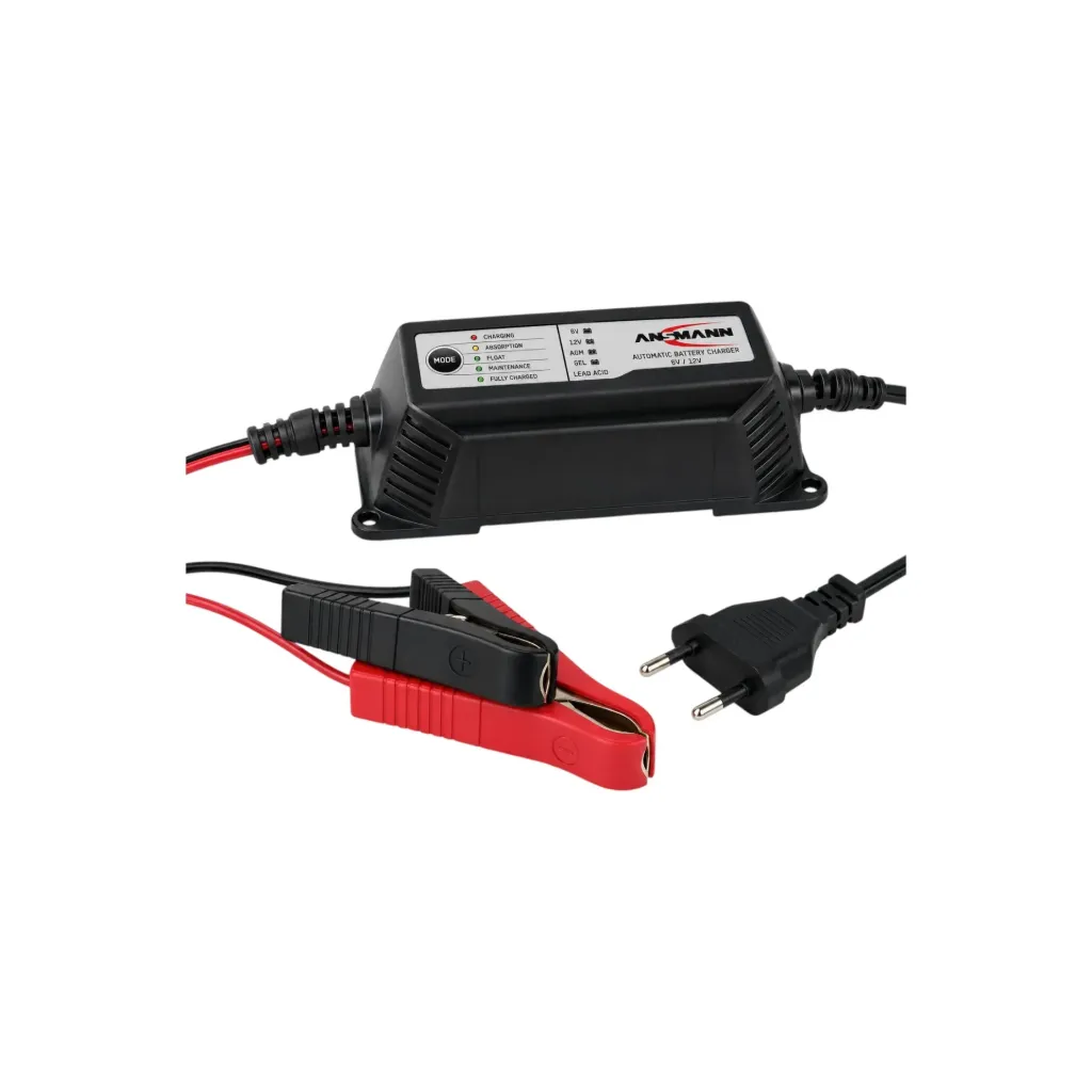 [5205] Ansmann Ladegerät für Bleiakkus, 6V=1A, 12V=4A, 24V=2A, ALCT 6-24/4, 1001-0017