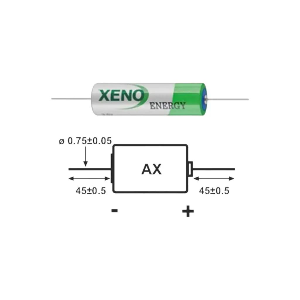[5208] Xeno Mignon AA XL-060AX, XL-060 AX, Lithium, 3,6V, mit axialen Draht