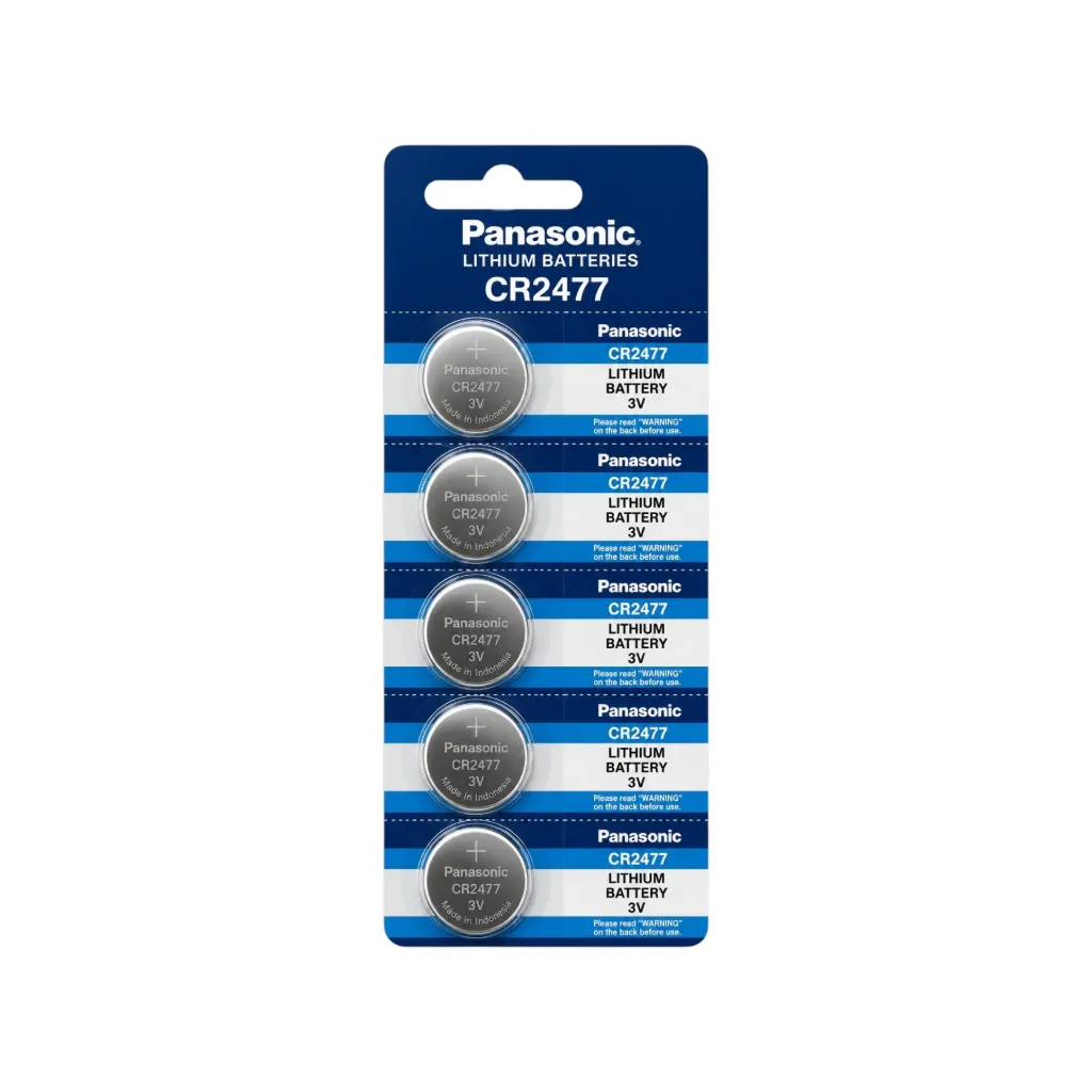 Panasonic CR2477, CR2477T, Lithium, 3V