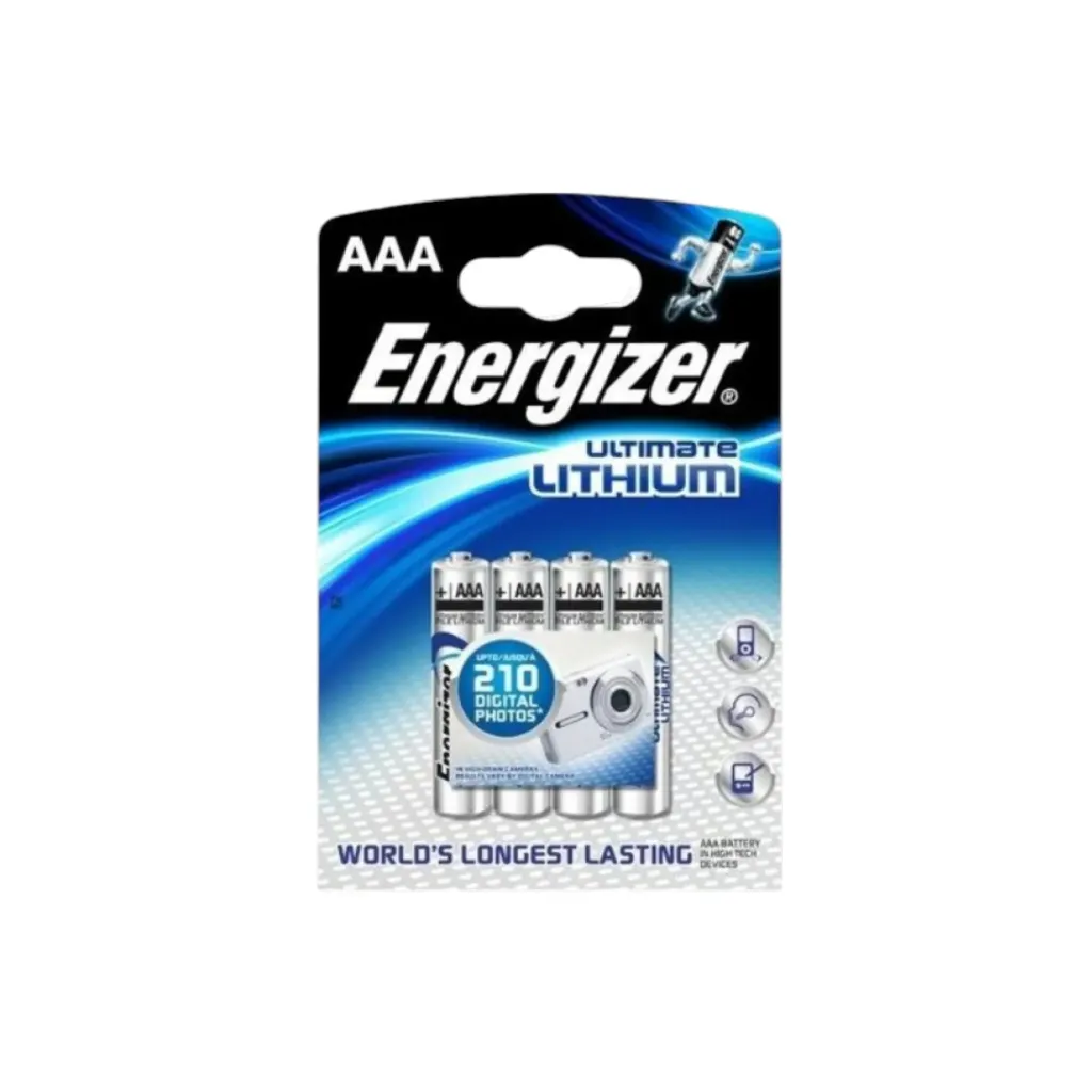 Energizer Micro AAA, L92, Lithium