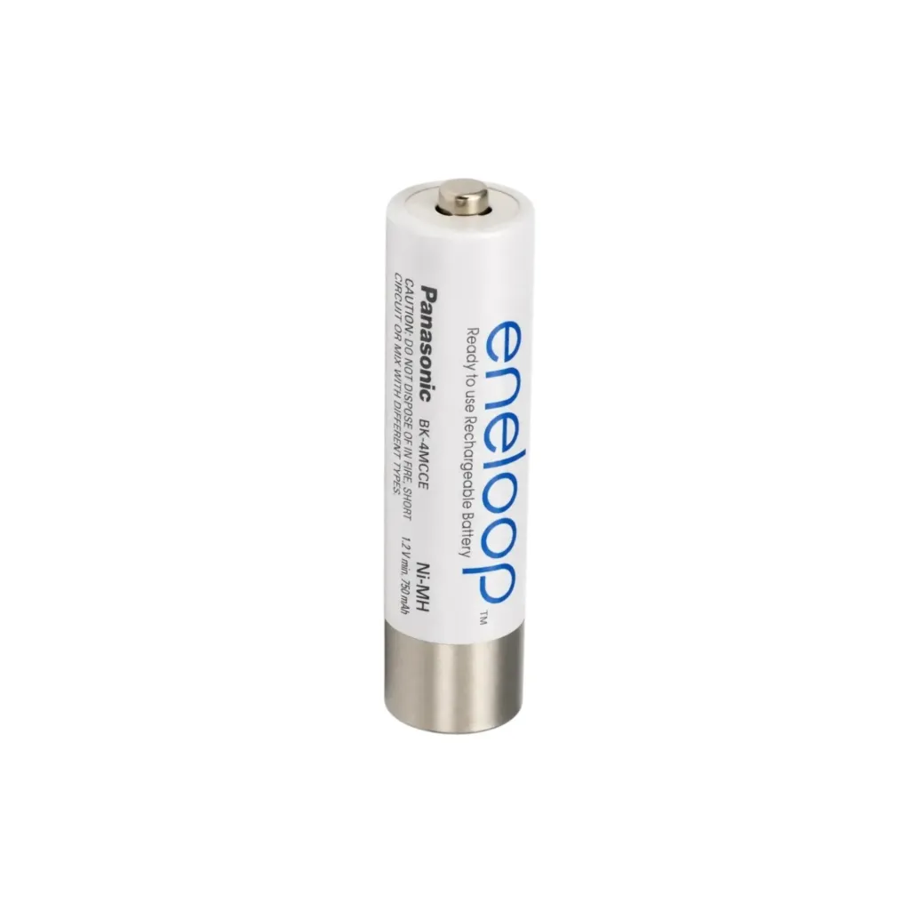 [5245] Eneloop / Panasonic Micro AAA, Ni-MH Akku, 750mAh BK-4MCCE abisoliert