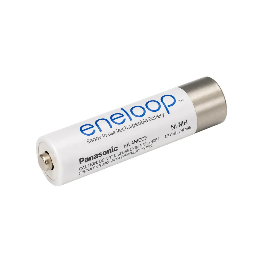 Eneloop/ Panasonic Micro AAA, Ni-MH Akku, 750mAh BK-4MCCE abisoliert