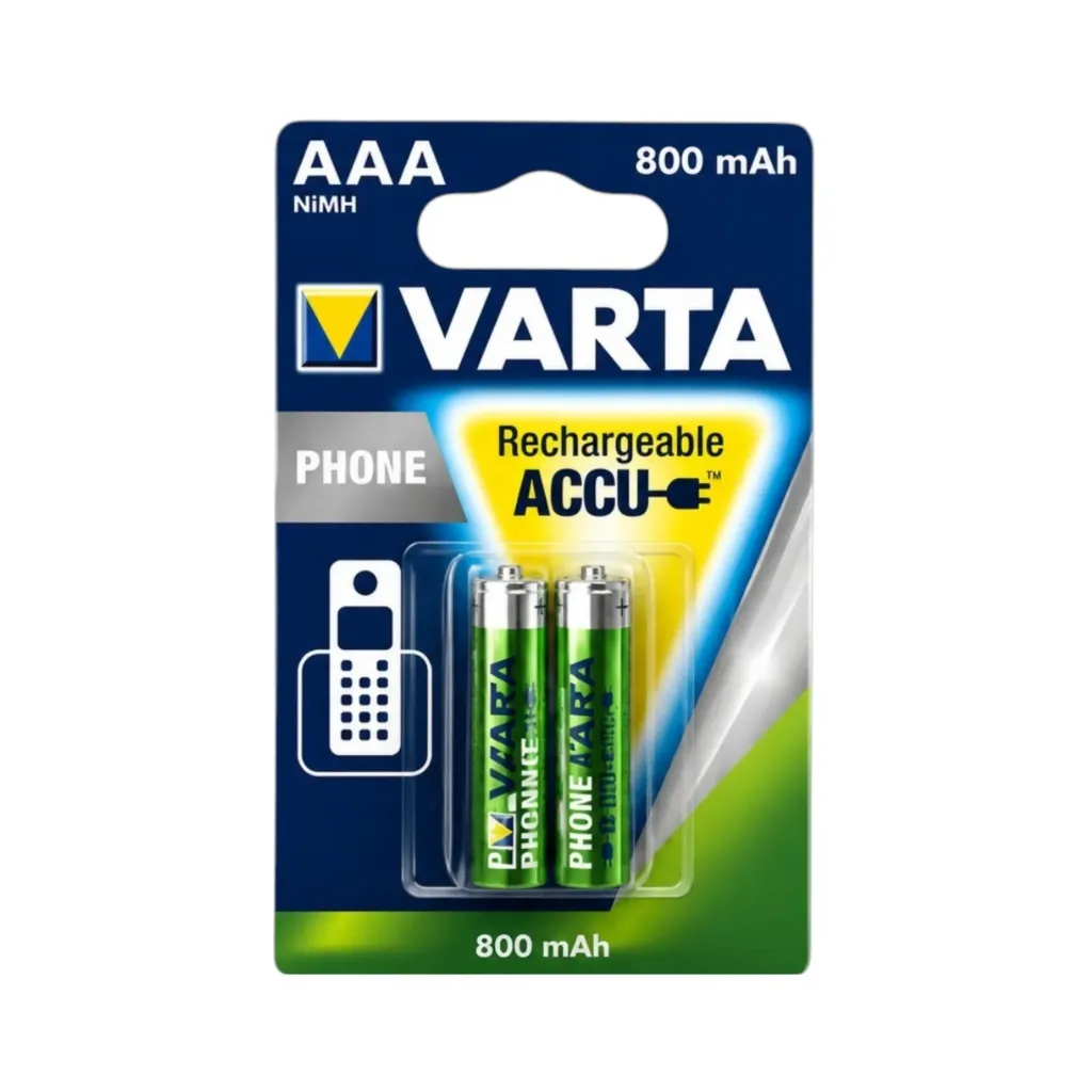 [5261] Varta Micro AAA, 800mAh, DECT Phone, T398, 58398 2er Blister