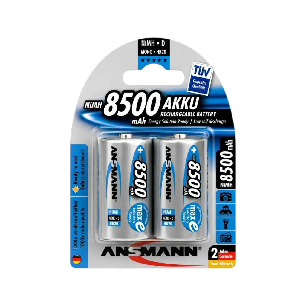 Ansmann Mono D, Ni-MH, 8500mAh, Max-E, 5035362