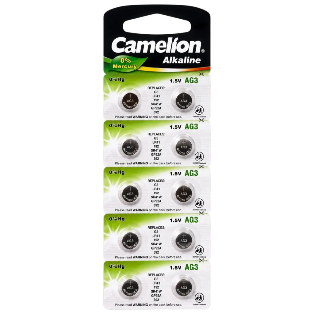 [5290] Camelion AG3, LR41, V3GA, 192, AG3-BP10