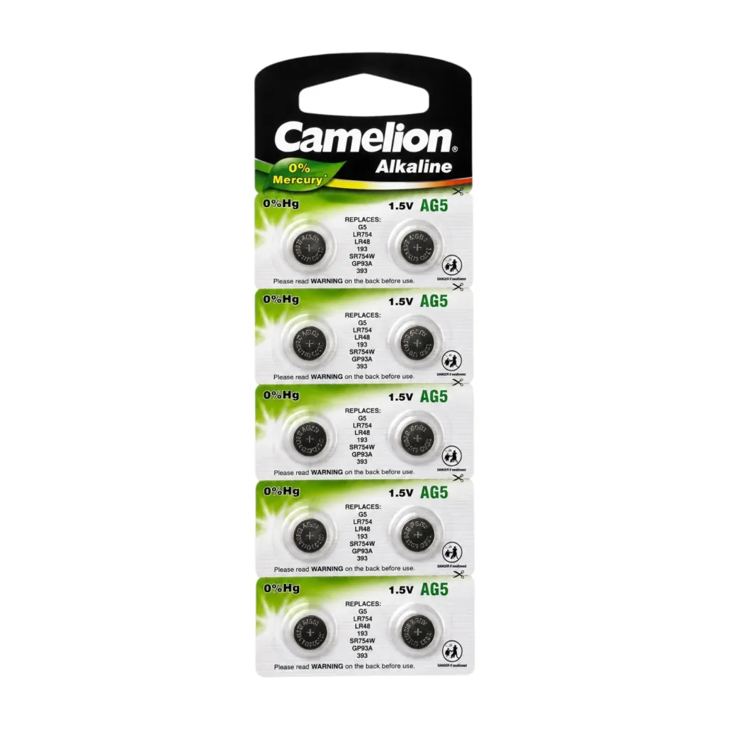 [5291] Camelion AG5, LR48, L754, 193, AG5-BP10