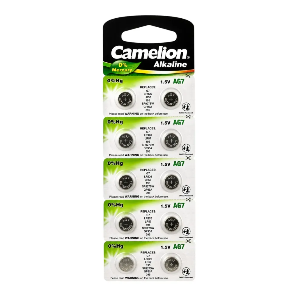 [5292] Camelion AG7, LR57, LR926, 195, 10er Blister