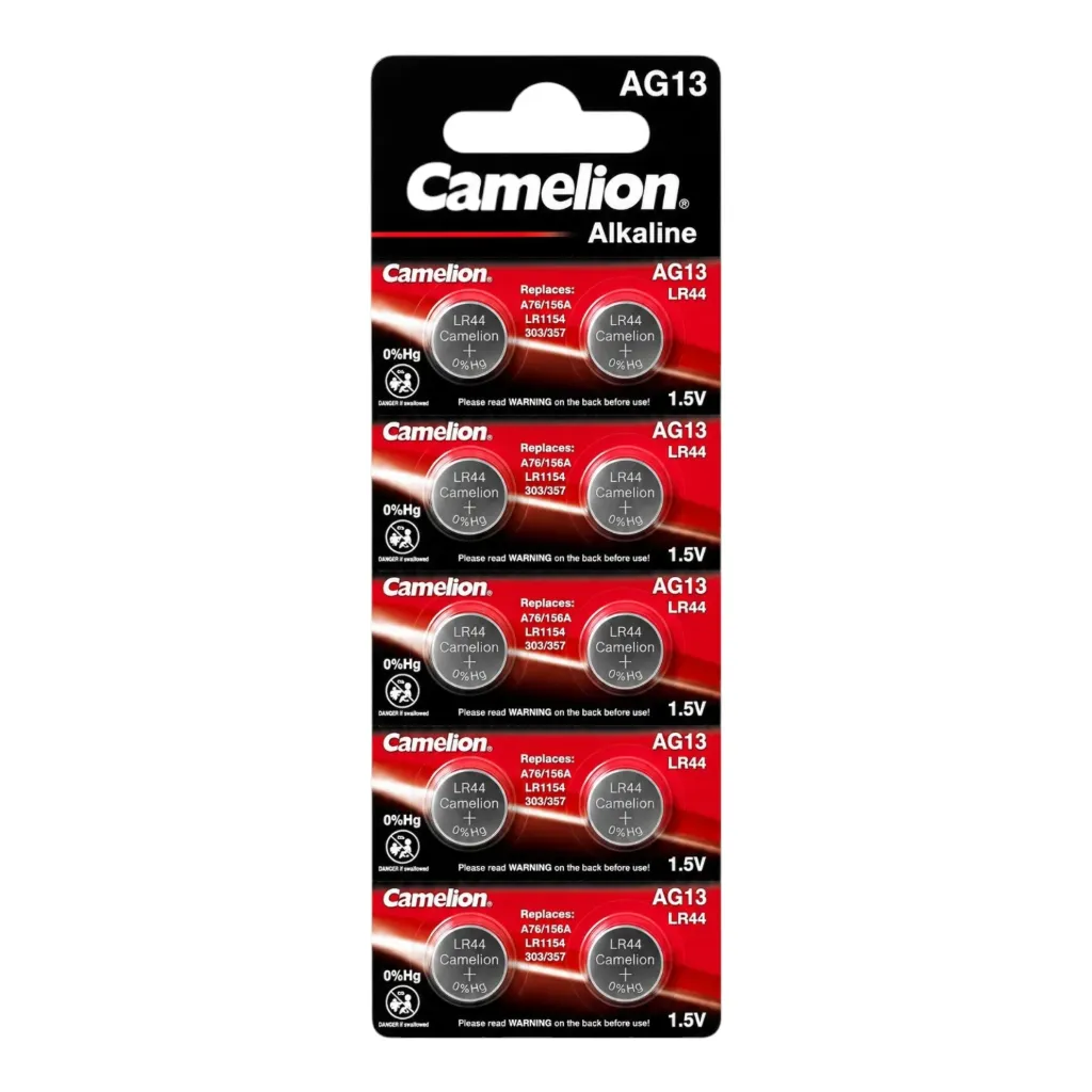 [5294] Camelion AG13, LR44, A76, L1154, 10er Blister
