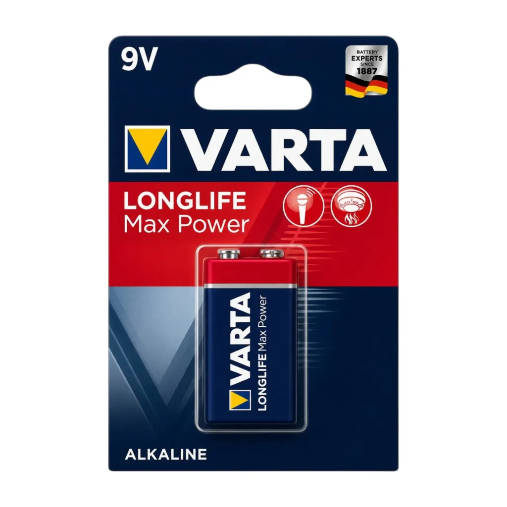 [5310] Varta 9V E-Block, Alkaline, LONGLIFE Max Power, 4722