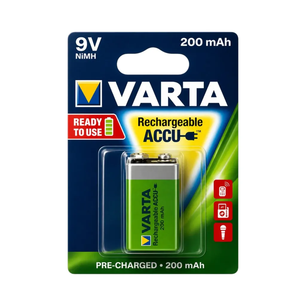 [5314] Varta 9V E-Block, Ni-MH, 200mAh, Ready2Use, 56722 1er Blister