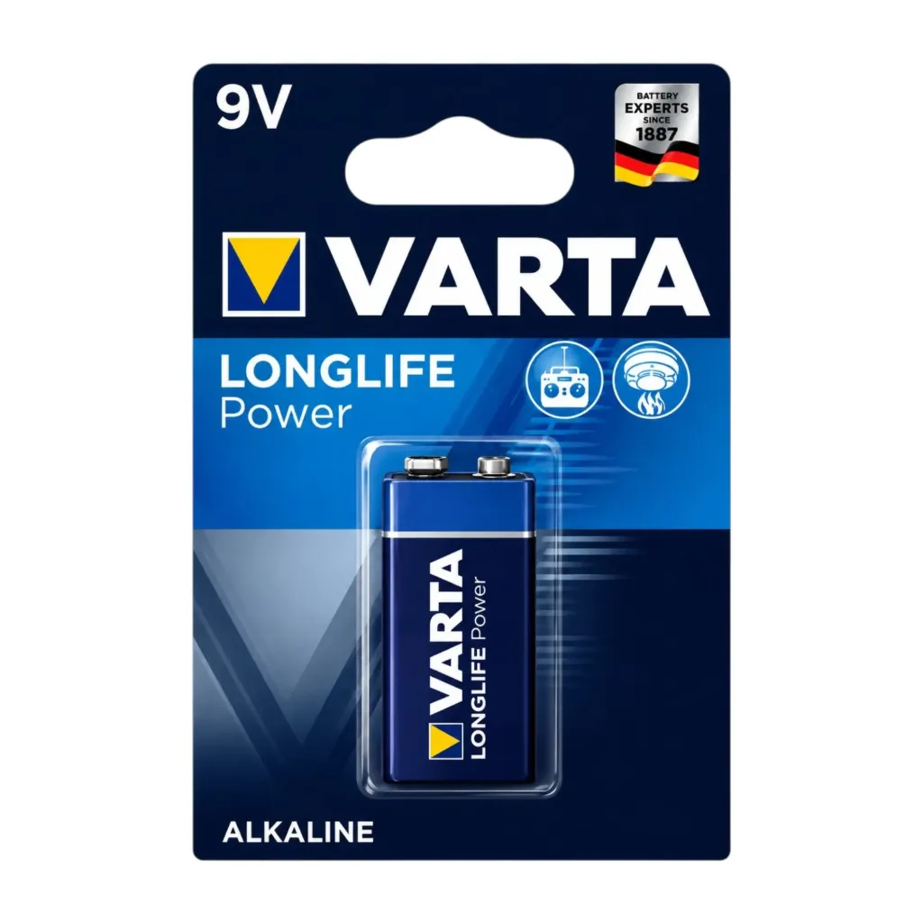 [5315] Varta 9V E-Block, 6LR61, LONGLIFE Power, 4922 1er Blister