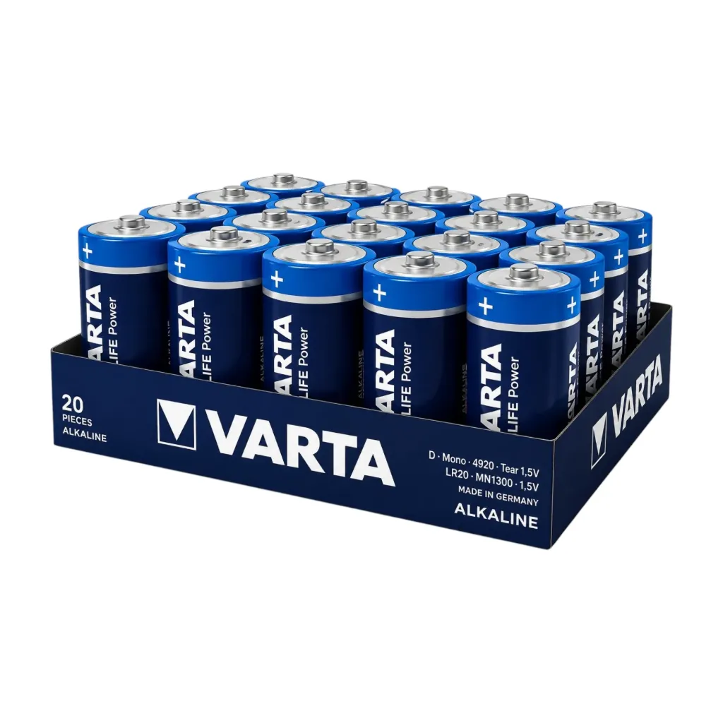 Varta Mono D, LR20, LONGLIFE Power, 4920
