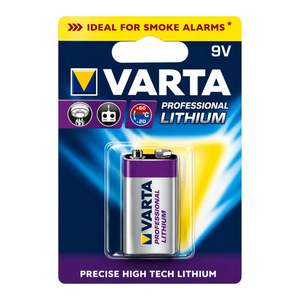 Varta 9V E-Block, Lithium, 1200mAh, 06122