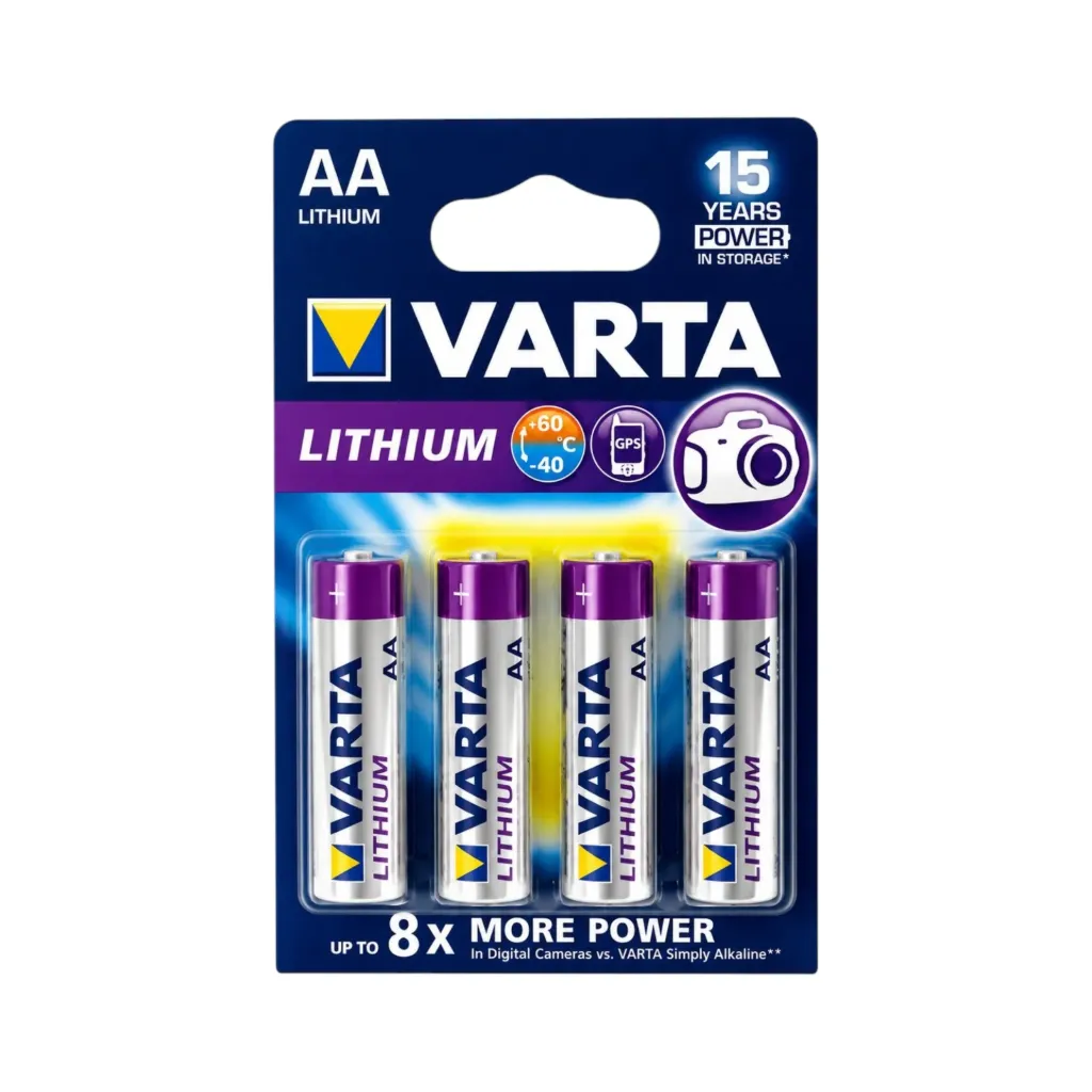 [5335] Varta Mignon AA, L91, FR06, Lithium, 1,5V, 6106
