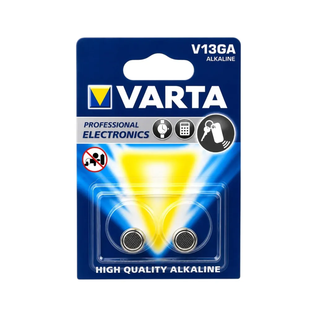 [5343] Varta V13GA, AG13,  LR44, Alkaline, 1,5V, 04276