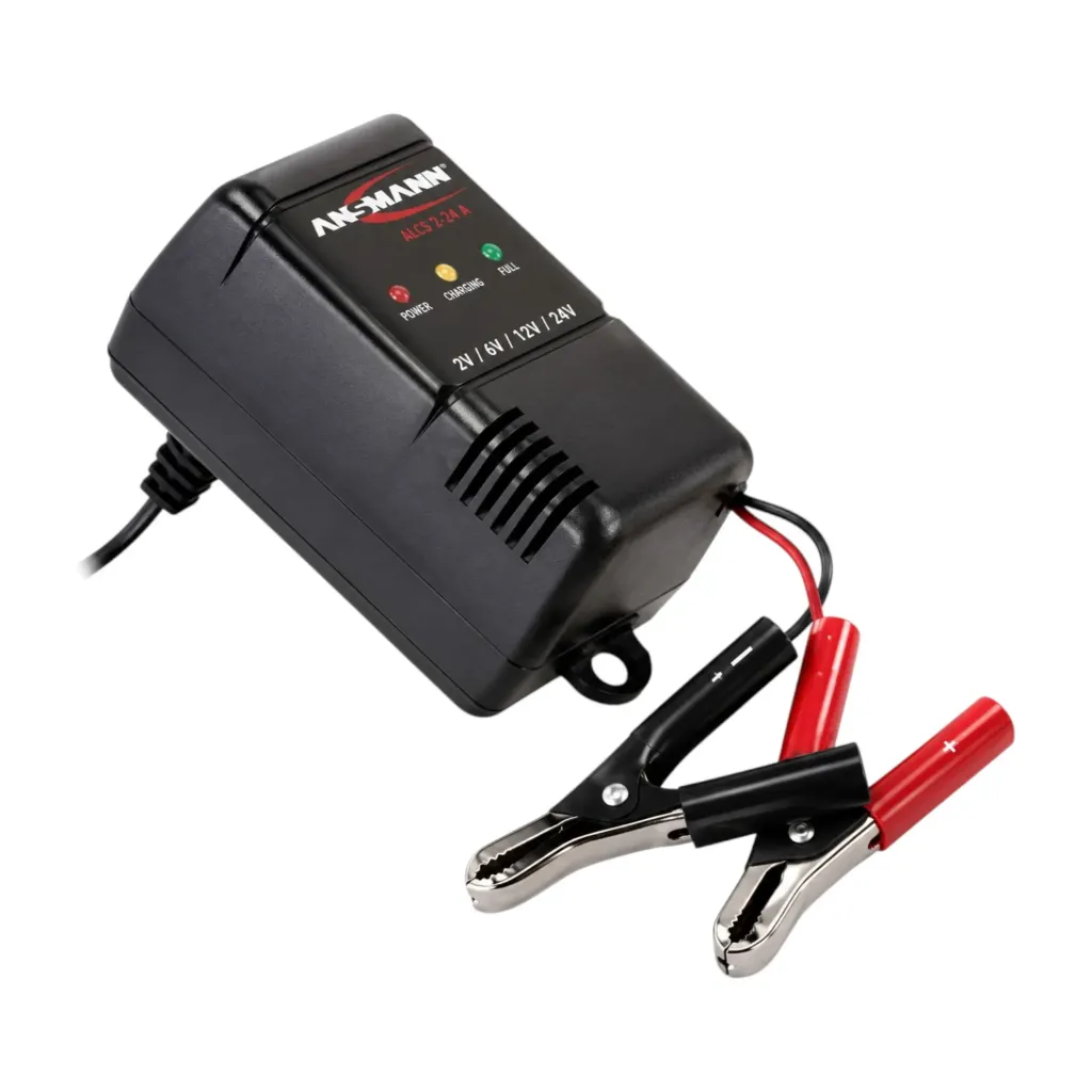 Ansmann Ladegerät für Bleiakkus, 2V, 6V, 12V, 24V, ALCS 2-24A, 9164016