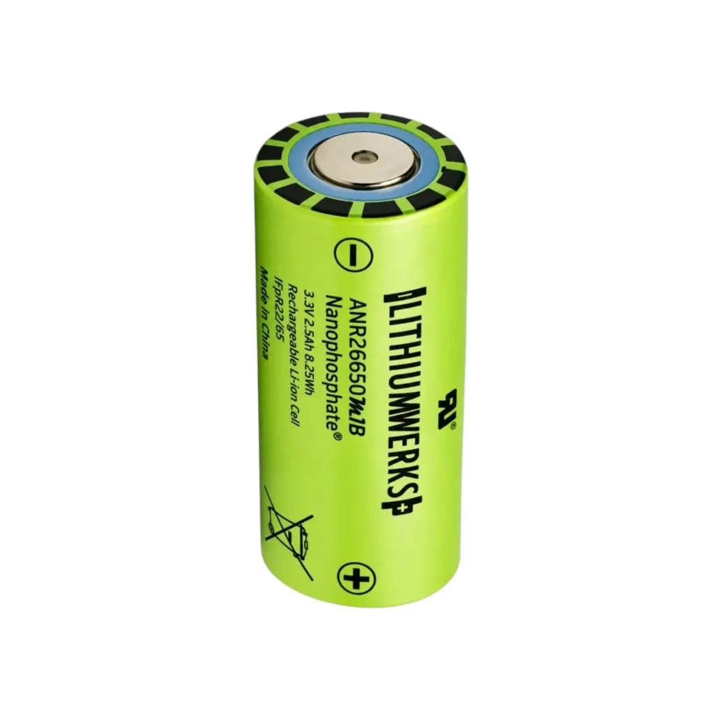 [5372] ANR26650M1-B 3,3V 2500mAh 8,25Wh LiFePo4 -50A Entladestrom