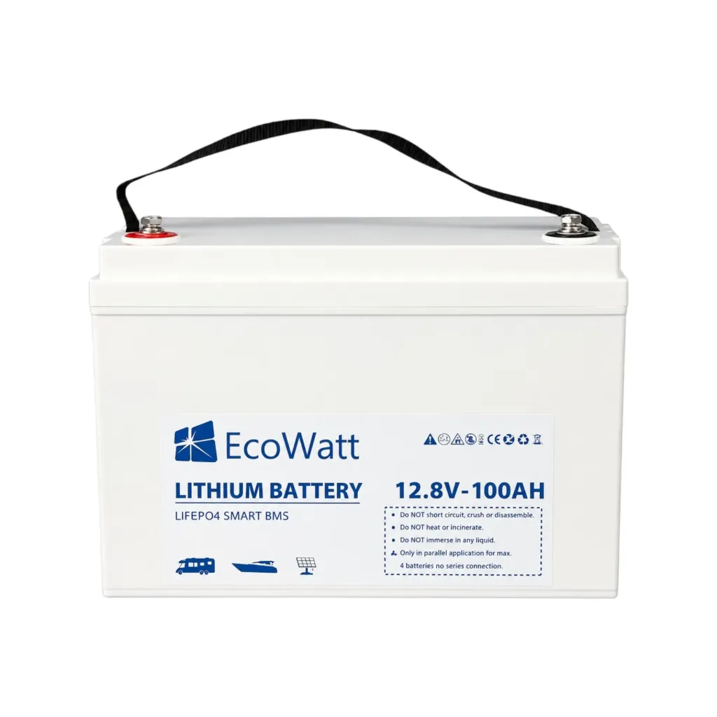 [5404] EcoWatt 12V 100Ah Smart LiFePo4 1.200Wh