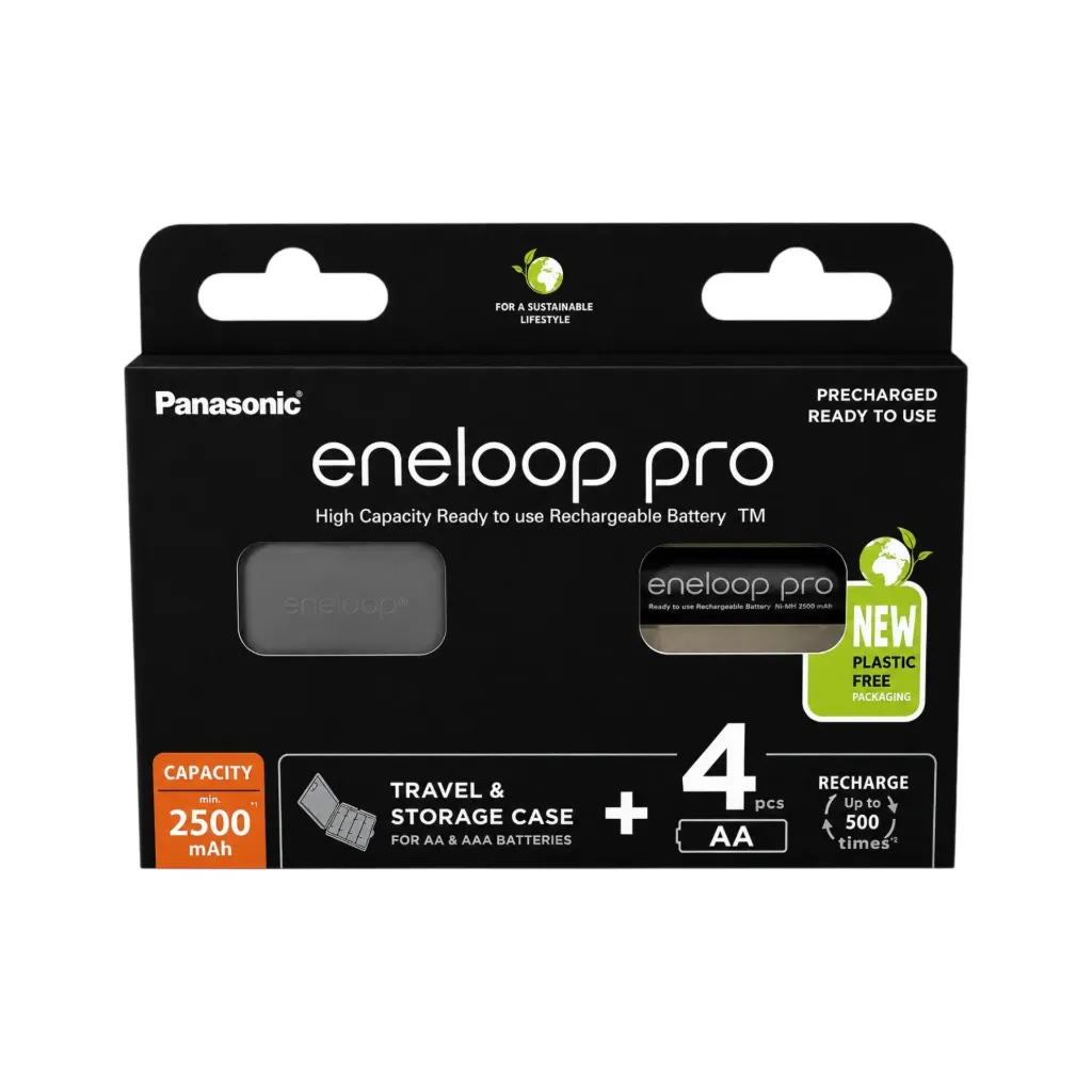 [5411] eneloop pro Mignon Akku BK-3HCDEC4BE 4er Blister