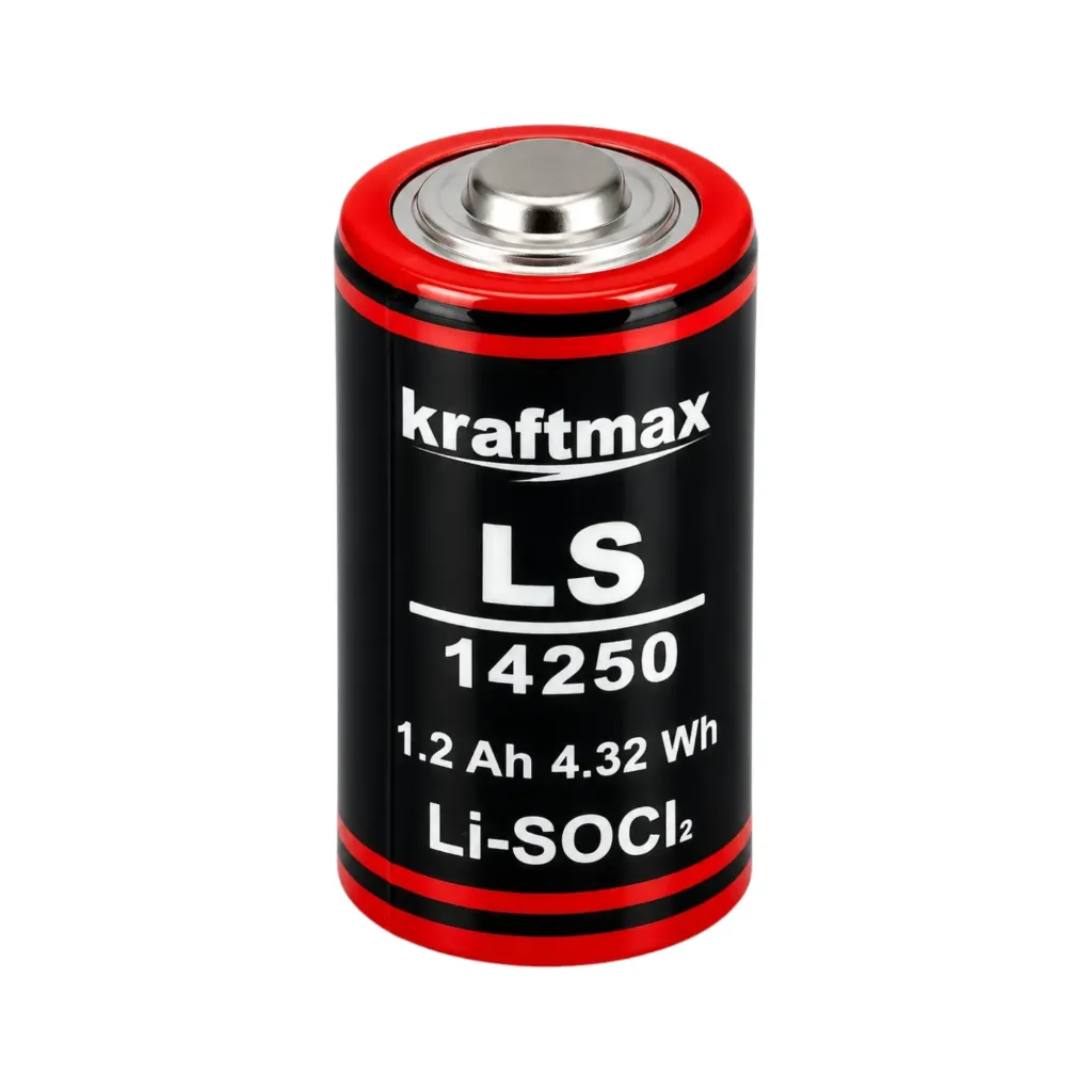 Kraftmax LS14250 Lithium 1/2 AA 3,6V, 1200mAh 4,32Wh