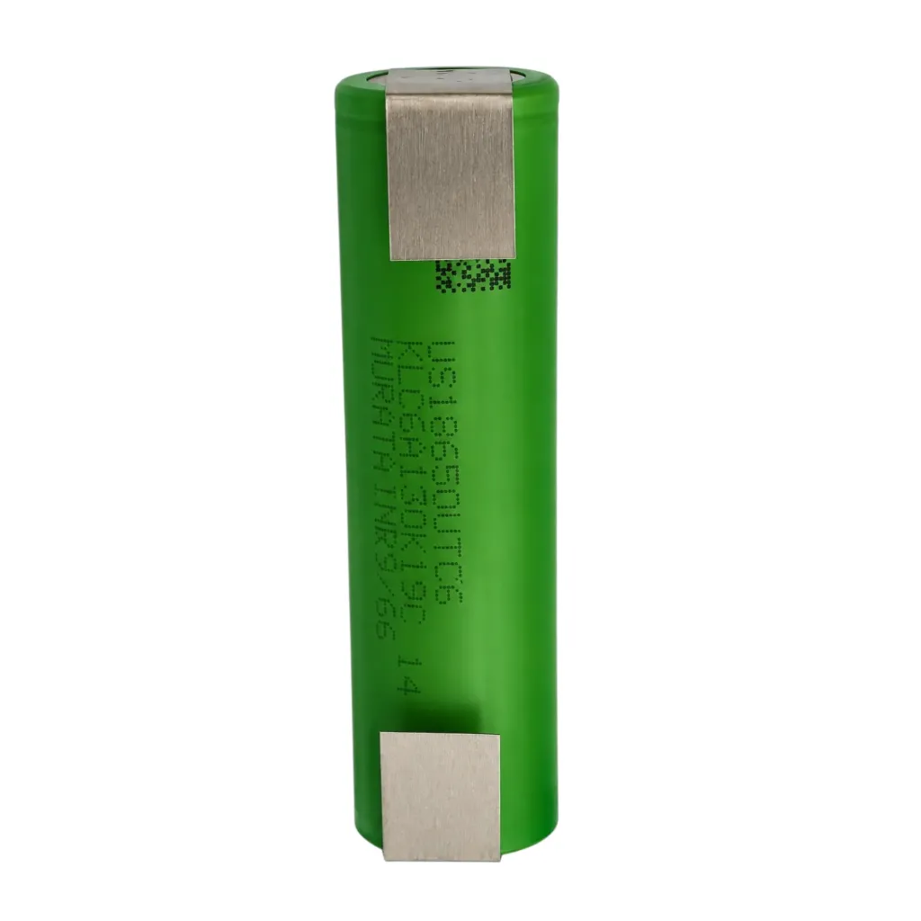 Murata US18650VTC6 Li-Ion Akku 3,6V 3000mAh U-Lötfahnen