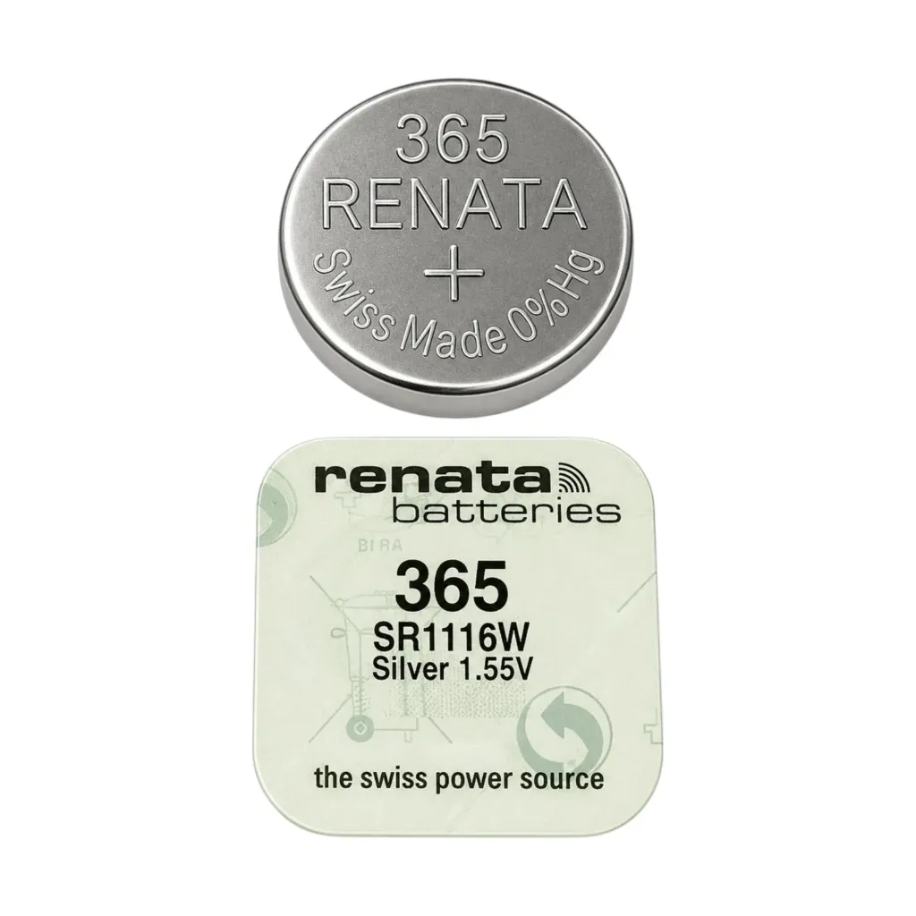 Renata 365, SR1116W, SR46, Uhrenbatterie, HD = HighDrain, hochstromfähig